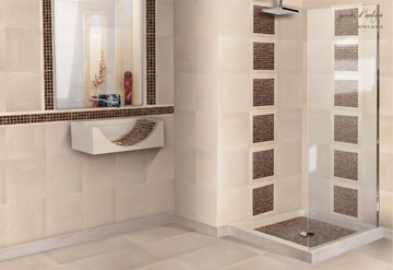 BORA BORA - Square natural stone and coconut shower tray by RAMA 1956 - view 3
